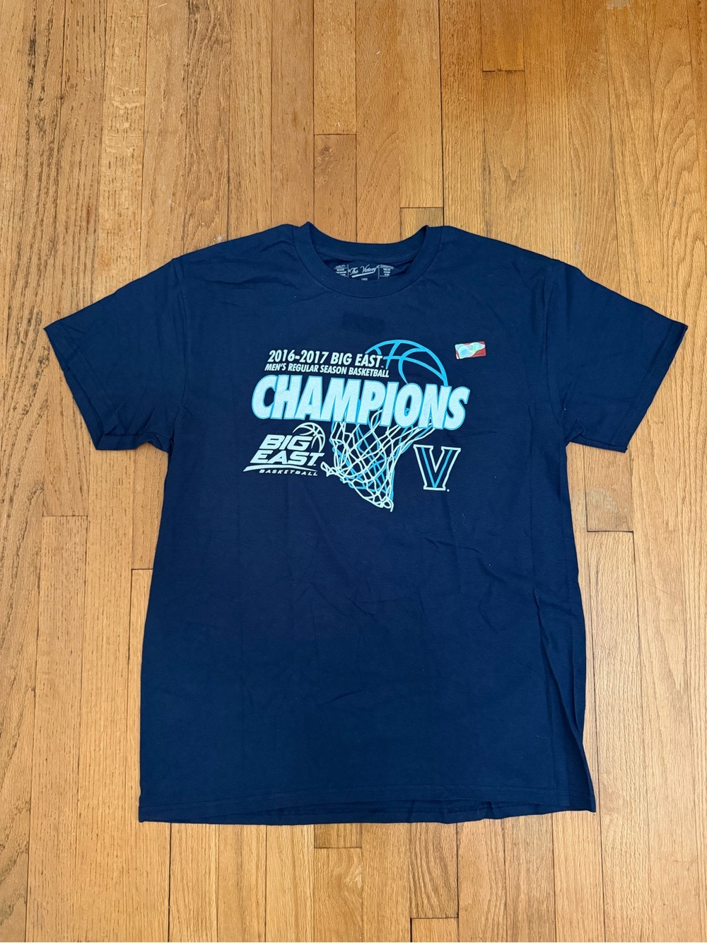 Villanova Wildcats 2016 - 2017 Big East Championship Shirt - Size L